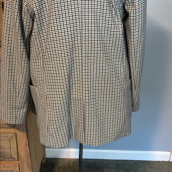 A New Day Blue & Charcoal Plaid Single Breast Blazer - Picture 12 of 13